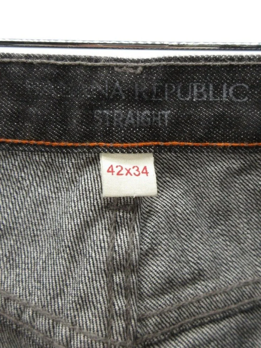 Banana Republic Jeans 42X34 Straight Leg Regular Fit Denim Pants Y2K